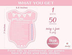 Party Hearty Baby Shower Games, Guess Who Mommy or Daddy - Pink Onesie (Pack of 2) - Image 2