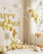 Wedding Arch, Metal Arch Backdrop Stand, White, 7.2FT, 6.6FT, 6FT - Image 4