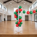 Balloon Display Pole, 63.4" White Detachable PVC Construction: Cross Base Balloon Tower Display Stand for Birthday Party, Wedding and Baby Shower Decor - Image 7