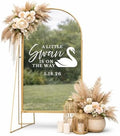 A Little Swan is On The Way Decal for Baby Shower Welcome Mirror Sign by Custom