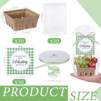 Suclain 30 Sets Farmers Market Party Favors Berry Basket Kit - Image 2