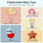 Baby Play Gym Mat with Multiple Sensory Developmental Zones for 0-18Months Babies - Image 3