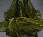 15 Yard Organza Fabric 44" Wide for Wedding Event Décor - Olive Green - Image 3