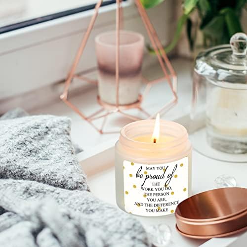 Fumete 50 Pcs Thank You Candles Bulk 10 Scents for Women, White - Image 5