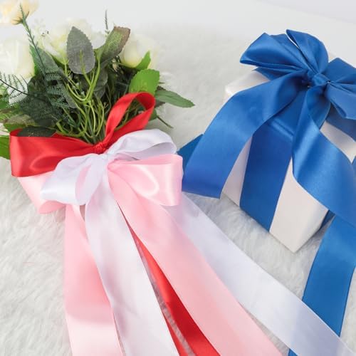 NESCCI 800 Yards Ribbon,1-1/2 Inch Satin Ribbon,32 Colors - Image 4