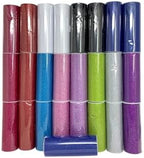 Value Pack 25 Rolls Total 250 Yards (750 Feet), 6 Inches Wide X 10 Yards Each Roll, Glitter Tulle Fabric Ribbon/Rolls/Spool Assorted Colors, for Craft Supplies, DIY Tutu, Wedding Party (Pack C) by Unknown