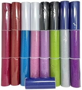Value Pack 25 Rolls Total 250 Yards (750 Feet), 6 Inches Wide X 10 Yards Each Roll, Glitter Tulle Fabric Ribbon/Rolls/Spool Assorted Colors, for Craft Supplies, DIY Tutu, Wedding Party (Pack C) by Unknown