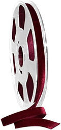 Morex Ribbon Nylvalour Velvet Ribbon, Nylon, 3/8 inch by 11 Yards, Wine, Item 01210/10-424, 3/8" by 11 yd, by MorexRibbon