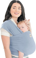 KeaBabies Baby Wrap Carrier, All in 1 Original Baby Carrier (Powder Blue) by KeaBabies