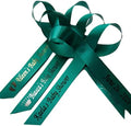 25 Personalized Ribbons Assembled Bows Custom Bridal Shower Favor Party Favors Wedding Bridesmaid Memorial Ribbons Funeral Baby Shower Invitations Mis XV años Quinceanera by AmysBubbling
