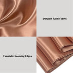 Rose Gold Satin Chair Sashes Bows for Chair,7x108inchs,50pcs - Image 3