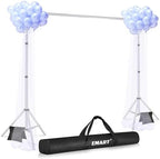 EMART Backdrop Stand 10x7FT Adjustable Back Drop Stand for Party -Silver - Image 2