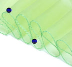 Pack of 100 Organza Chair Sashes for Wedding & Event Décor – Apple Green - Image 4