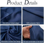 DRESSMAKER 10 Pack Round Table Cloth 90 Inch Blue Cloth Fit 6FT Round Table - Image 5