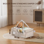 GEMII 2PCS Diaper Caddy Organizer, Large Baby Caddy Organizer with Handle - Image 2
