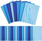 500 Sheets Blue Series Tissue Paper Bulk 15 x 20 Inch for Homecoming Gifts by Qilery