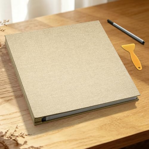 Large Photo Album Self Adhesive Scrapbook Album for 4x6 5x7 8x10 Pictures DIY Photo Book for Wedding, Anniversary, Christmas, Baby Shower, Ideal for Preserving Precious Moments - Image 6