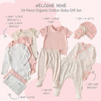 Butterblu Welcome Home 14-Piece Baby Gift Set 100% Organic Cotton in Box - Image 3
