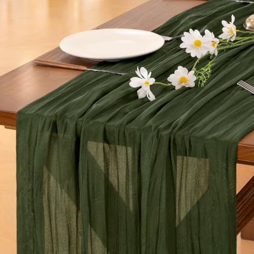 15 Pack Cheesecloth Table Runner Fall Boho Gauze Wedding Party Home Decor - Image 2