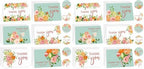 AnyDesign 36 Set Orange Floral Thank You Cards Watercolor Fruit Flower Greeting Cards with Envelopes Stickers Spring Summer Blank Note Cards for Baby Shower Wedding Birthday Party (Pack of 2) by AnyDesign