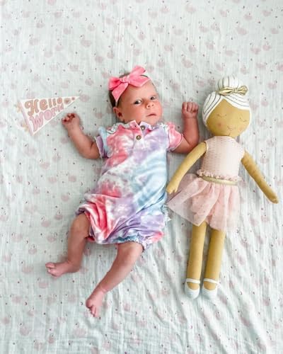 Lucy Darling Petit Milestone Pennants – Baby Monthly Milestone Pennant Flags – Newborn Photo Props & Felt Nursery Decor – Keepsake Banner Set for Baby Photos – Flower Child - Image 6