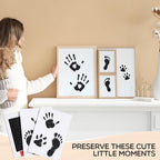 Jetec 150 Set Inkless Hand Footprint Paw Print Kit Ink Pad, Black - Image 4