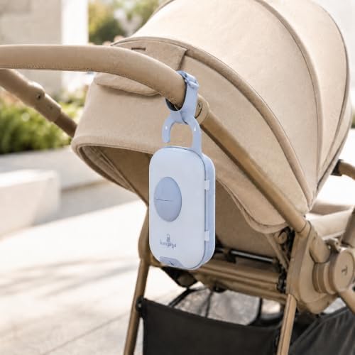 Diaper Bag Wipe Dispenser Blue | 3-in-1 Portable Diaper Caddy Organizer, Baby Wipe Holder with Disposable Bags | Baby Essentials for Newborns, Toddlers, Travel & Baby Shower Gifts - Image 4