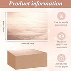 Fuutreo 300 Sheet Kraft Tissue Paper Bulk 14x20'' Wrapping, Rose Gold - Image 2