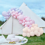 Ginger Ray Luxe Pastel Pink and Purple Balloon Arch Kit, 200 Balloons - Latex - Image 2