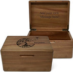 Life Tree Box Personalized, Wooden Keepsake Box for Mens and Womens by TopObsession