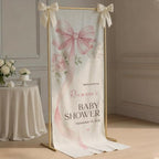 Custom Name Baby Shower Fabric Welcome Sign #8 - Image 5