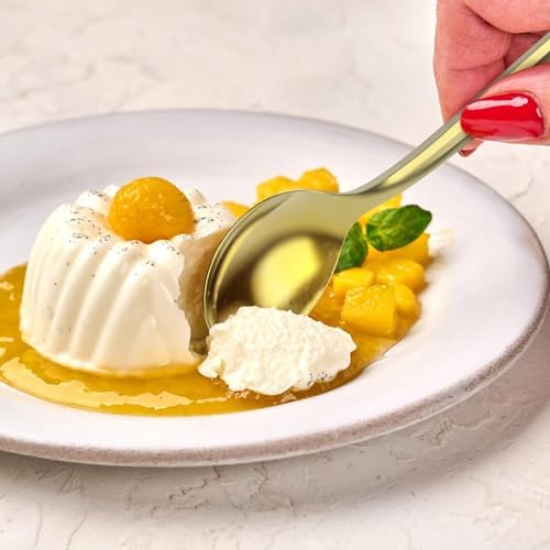 Dealusy 200 Count Heavy Duty Gold Plastic Silverware - Image 7