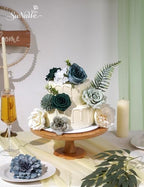 Artificial Flower Box Set Faux Flowers Fake Roses with Stems for DIY - Image 5