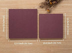 Large Photo Album Self Adhesive 4x6 8x10 10x12 13"x12.8" Magnetic Scrapbook Album 12.6"x11" Inch 40 Pages Linen Cover DIY Photo Album with A Metallic Pen and DIY Stickers(Purple) - Image 6