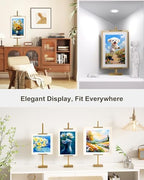 Adjustable Tabletop Easel Stand, 29" H Gold 2 Pack - Image 4