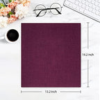 potricher Photo Album 4x6 Photos, 1000 Pockets, Linen Cover, Purple - Image 2