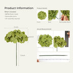 Auihiay 64Pcs Hydrangea Artificial Flowers Bulk, Faux Hydrangea Flowers - Image 4