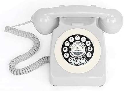 Audio Guest Book Wedding Phone, Record Customized Audio Message with Guest Book Retro Phone Audio GuestBook for Wedding Birthday Party Confession Audio Message Voicemail (White) - Image 4
