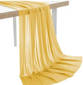 Pack of 35 Yard Chiffon Drapery Fabric, 60" Wide, Multiuse - Gold by MDS