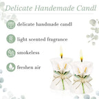 24 Pack Wedding Favors Bridal Shower Favors Candles Calla Lily Style Candle Favors Gift Boxed with Thanks Cards Return Gifts Wedding Party Favors for Guests Return Gifts Keepsakes Giveaways - Image 6