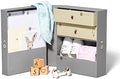 Savor | Baby Keepsake Organizer Box | The Original Fabric Acid-Free Modern Minimalist Gender-neutral Memory Box with Labels | For Pregnancy, Mother’s Day, Baby Shower, New Baby Girl Baby Boy Gifting by Savor