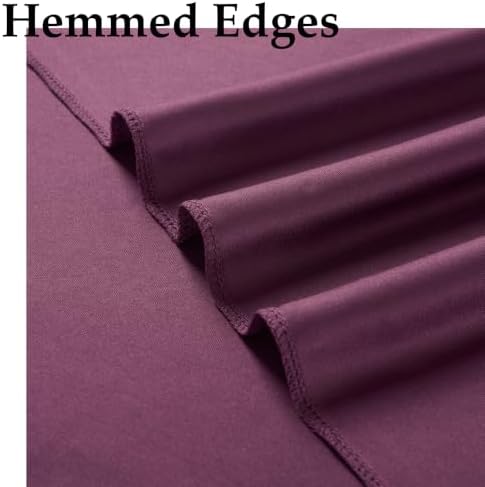 50ftx10ft Wrinkle Free Burgundy Backdrop Curtains for Parties, Silky Polyester Maroon Photo Backdrop Drapes 10 Panels 5x10ft for Wedding Birthday Baby Shower Photography Background - Image 4