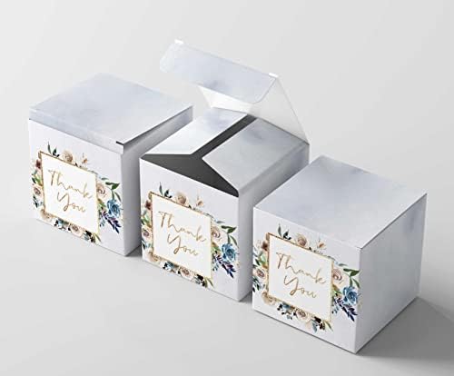Paper Box - Mini Favor Box For Baby Shower 4x4x4 Inches Paper Gift Boxes, Candy Paper Box For Party Favors, Baby Shower Floral, Girl Theme- Pack Of 20 - Image 5