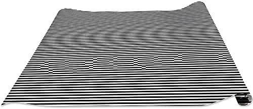 Jillson Roberts Gift Wrapping Paper, Black White Stripe (8 Rolls 5ft x 30in) - Image 3