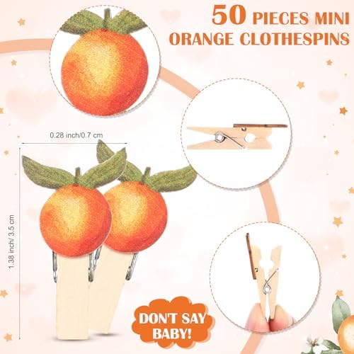 Unittype 51 Pcs Don't Say Baby Shower Game Favors, Little Cutie - Image 2