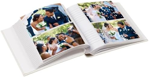 Personalized Wedding Photo Album, Custom Engraved Picture Album, Holds 200 4" x 6" Photos, Leatherette and Laser Engraved Scrapbook, Our Wedding - Image 2