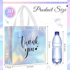 Sweetude 30 Thank You Non Woven Gift Bag, 11 x 12 x 5 Inch, Laser - Image 2
