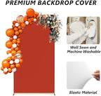 Neatsure Arch Backdrop Stand and Cover Set, 7.2FT Metal Photo Balloon Arch Backdrop Stand for Wedding Birthday Party Baby Shower Ceremony Graduation Decoration, Terracotta - Image 6