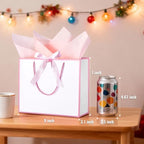 DOYIDE 30 Pcs Thank You Gift Bags with Tissue Paper & Handles, 9x7x3.1inch - Image 2