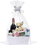 MADHOLLY 6 Set Sturdy Kraft Gift Baskets Empty Kit for Women, Men, White by MADHOLLY